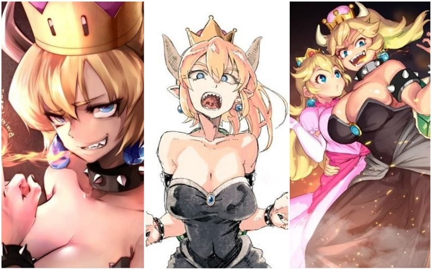 Princess Bowser - Fan arts