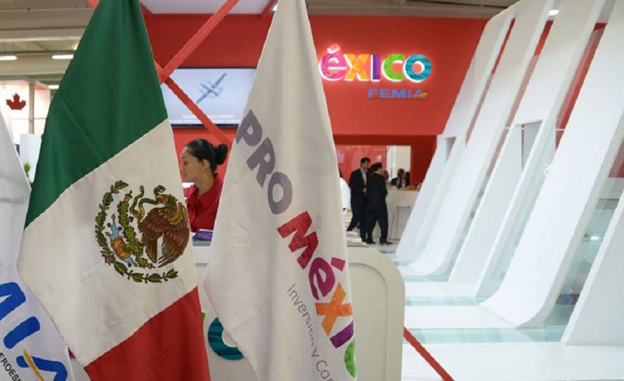 Stand de ProMéxico en evento internacional