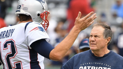 El coach tiene un antes y después de Tom Brady bastante malito