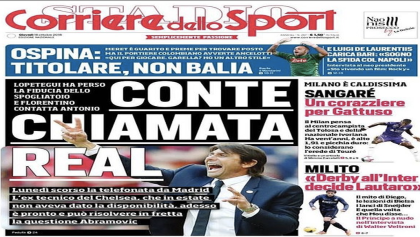 ¡Tiembla Lopetegui! Antonio Conte le habría dicho que si al Real Madrid