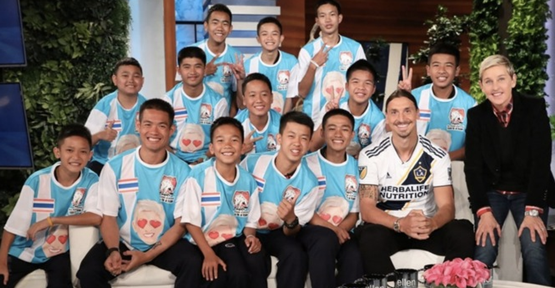 Zlatan se reunió con los niños atrapados de la cueva de Tailandia