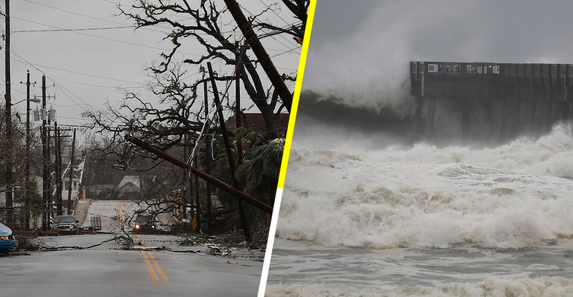 En imágenes: entre lluvias e inundaciones el paso de Michael en Florida