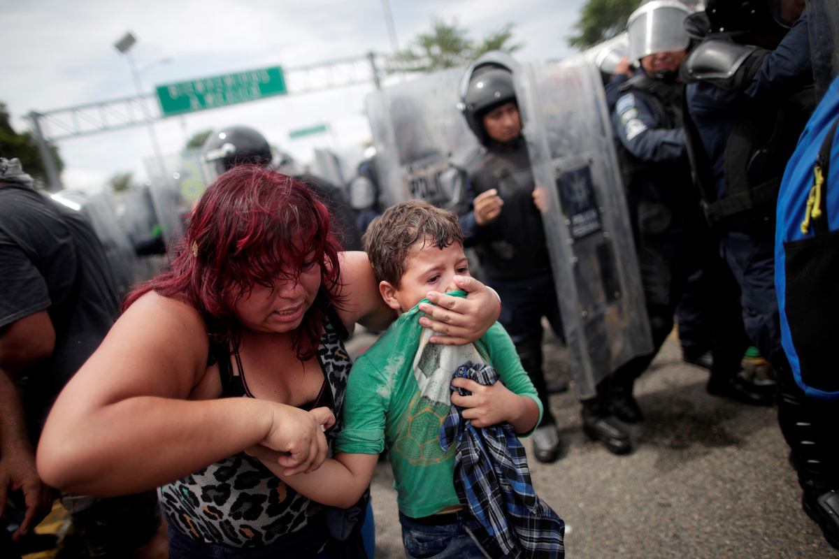 En imágenes: la caravana migrante que busca llegar a Estados Unidos 