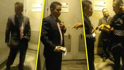 ¡Salud! Cacharon hasta las chanclas a un conductor de tren en el Metro CDMX