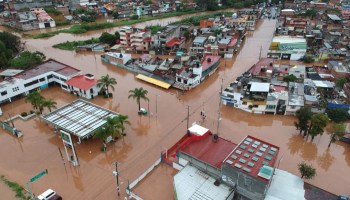 Morelia está literalmente bajo el agua por el huracán "Willa"