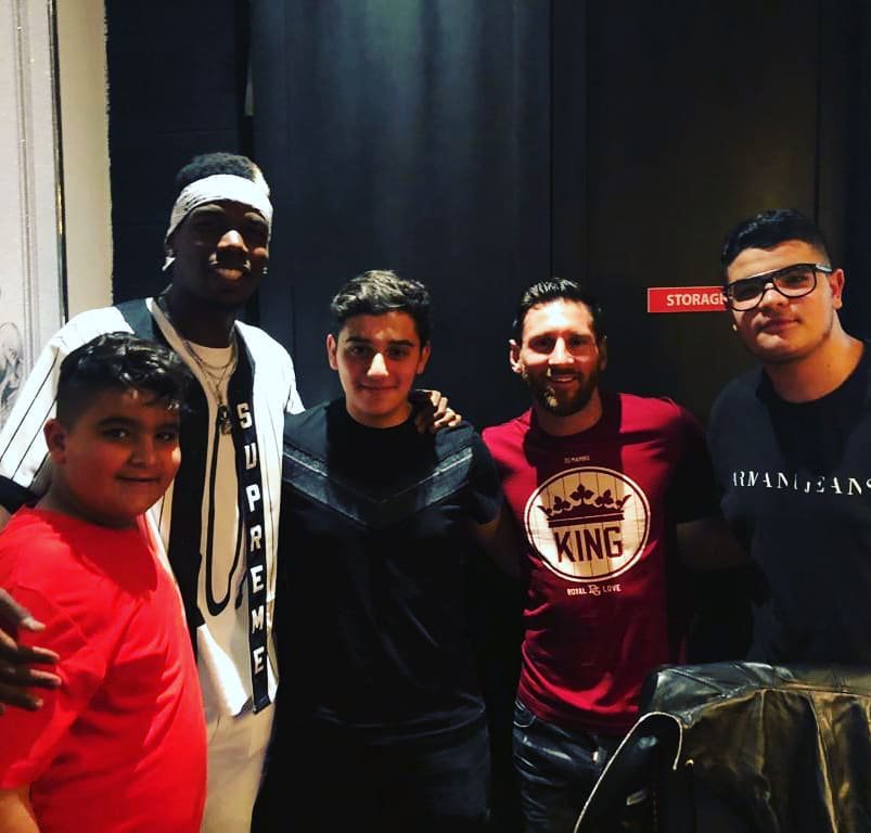 Messi y Pogba ‘aprendieron a cocinar’ con ‘Salt Bae’ en su encuentro en Dubai