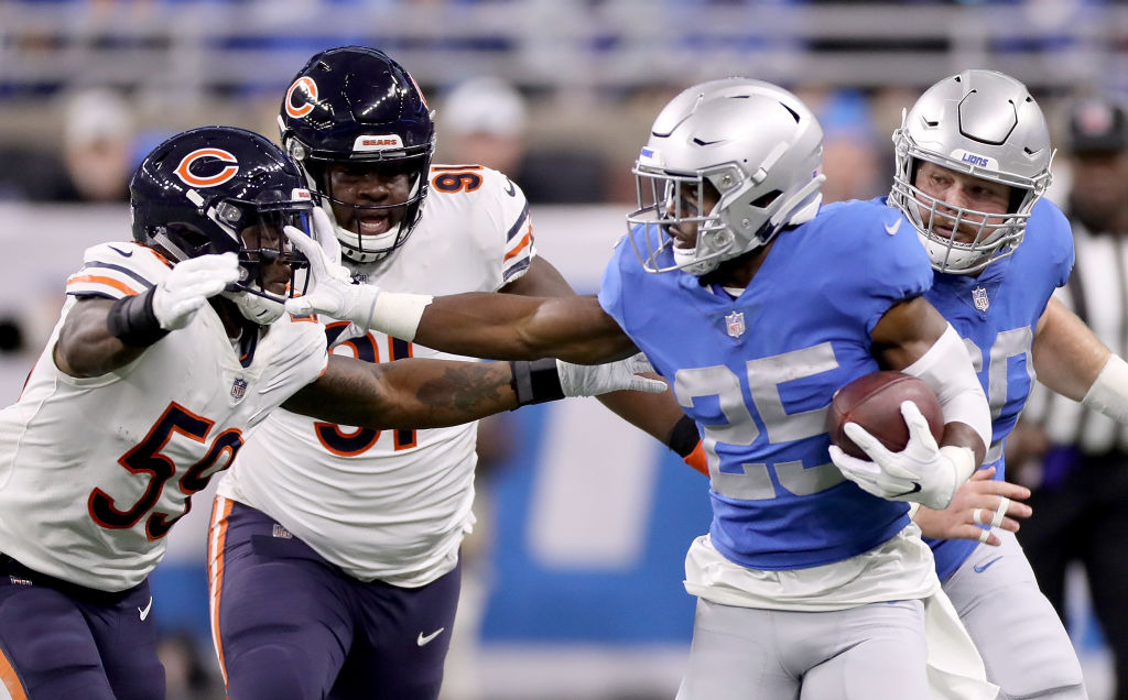 ¡Gracias NFL! En imágenes el triunfo de los Lions sobre los Bears en el Thanksgiving Day