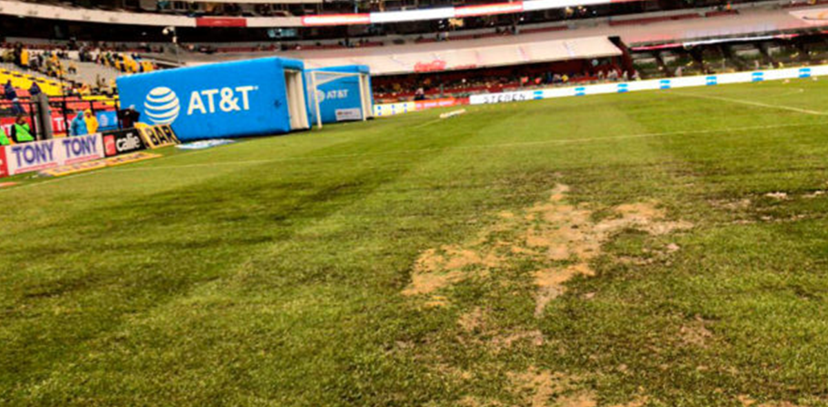 ¿Por qué la cancha del Estadio Azteca está en tan malas condiciones?