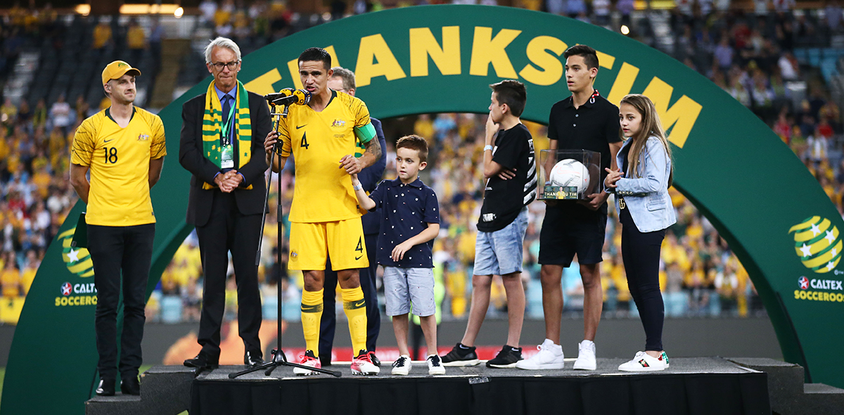 En imágenes, el emotivo retiro de Tim Cahill de la Selección de Australia