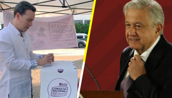 Acusan a Velasco por apañarse a escoltas, él lo niega y AMLO lo desaprueba