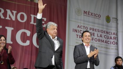 AMLO y Cuitláhuac García