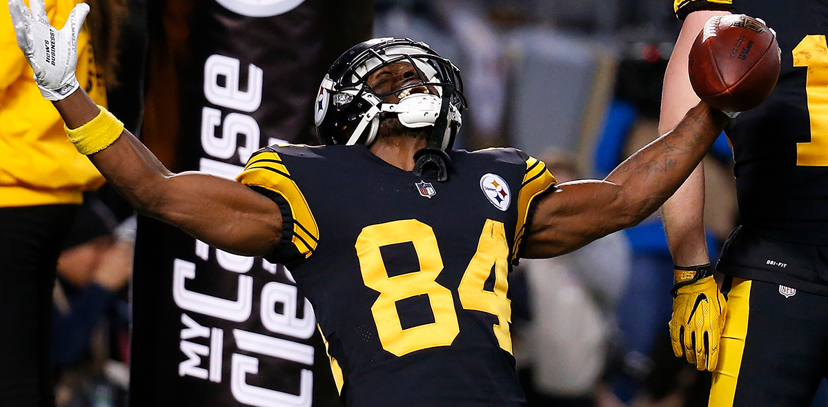 ¿Por qué Antonio Brown no jugó el último partido con los Steelers?