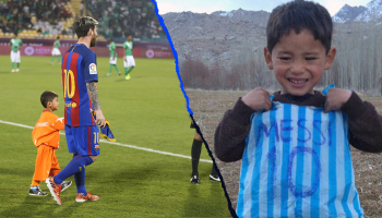 El infierno de Murtaza: el niño que se hizo una camiseta de Messi con una  bolsa