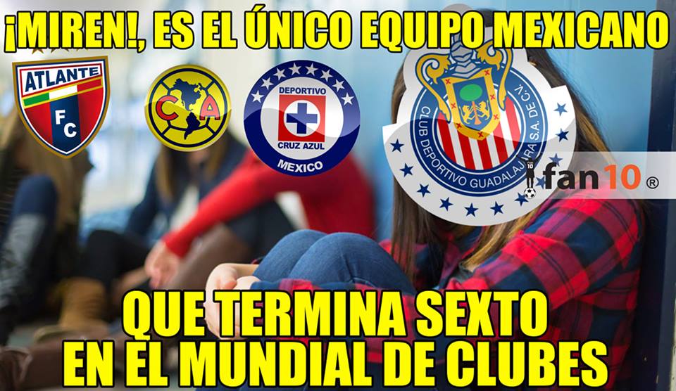 El fracaso de Chivas en el Mundial de Clubes inundó de memes las redes sociales