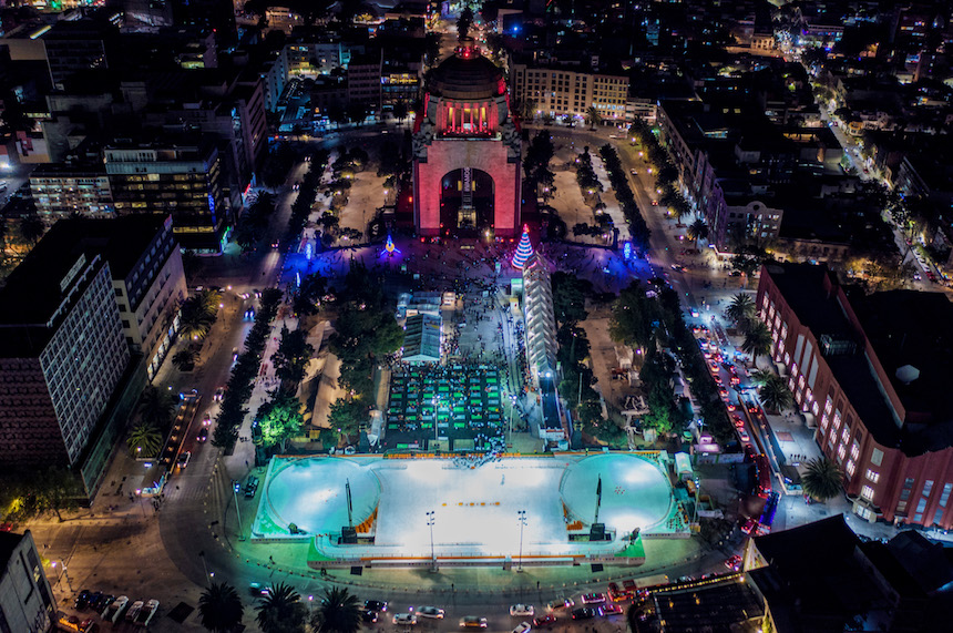 Así resplandece la Ciudad de México en Navidad bajo la lente de Postandfly