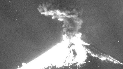 Explosión del Popocatépetl