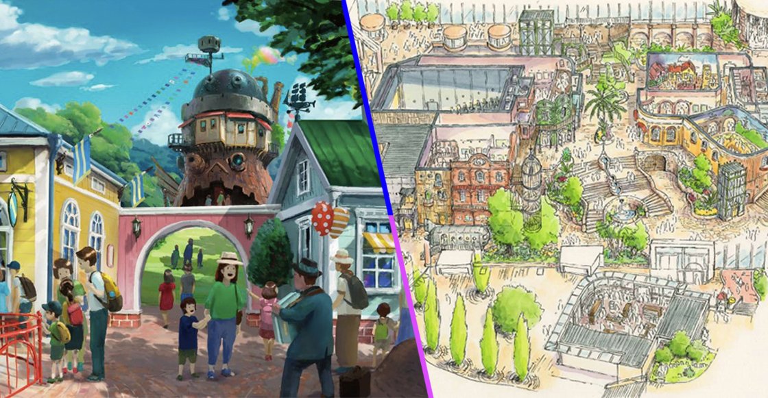 Studio Ghibli publicó nuevos bocetos de su mágico parque temático