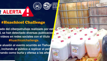 Fiscalía General de Tabasco alerta contra el #HuachicolChallenge