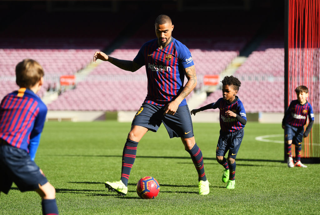 15 imágenes de la presentación de Kevin-Prince Boateng con el Barcelona