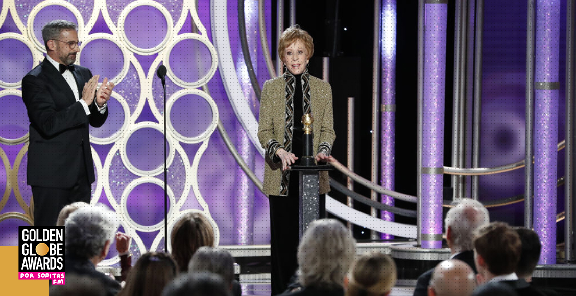 Carol Burnett pasó de hacernos reír a hacernos llorar con su discurso en los Golden Globes 2019