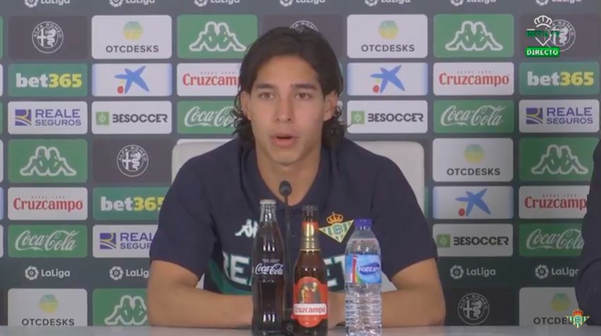 Revive las mejores frases de Diego Lainez en su presentación con el Real Betis