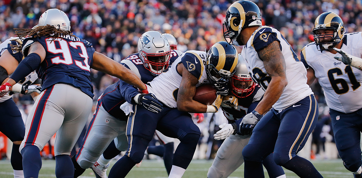 ¡Ventaja de New England! Este es el historial entre Rams y Patriots