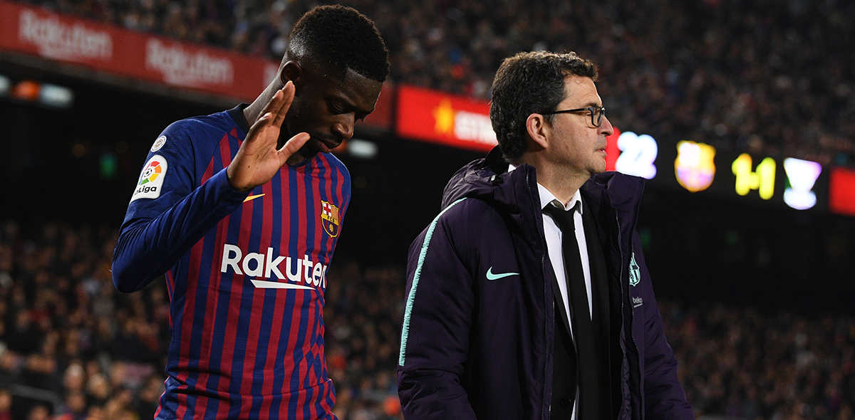 ¡Cuando vivía su mejor momento! Ousmane Dembélé será baja 15 días