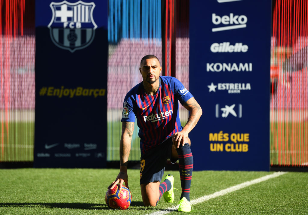 15 imágenes de la presentación de Kevin-Prince Boateng con el Barcelona