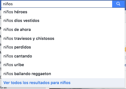 ¡Qué rayos México! Esto es lo que te sale en el buscador de Facebook cuando escribes "niños" y "niñas"