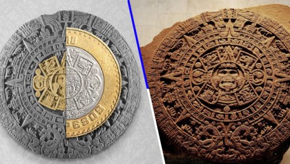 ¿Lo sabían? Si unen estas monedas pueden crear el calendario azteca