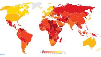 ¡Ah jijo! México ocupa el lugar 138 de 180 países en percepción de corrupción, según el IPC