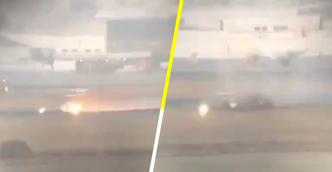 Se incendia aeronave en el Aeropuerto Internacional de Toluca