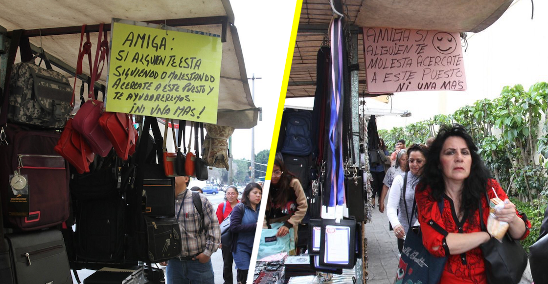 Ambulantes de Balderas se unen para ayudar a mujeres ante acoso y violencia