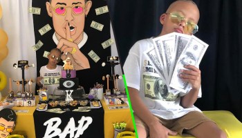 "Tamo' bien": Este niño se armó su fiesta de cumpleaños con temática de Bad Bunny