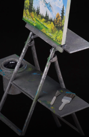 ¡TOMEN TODO MI DINERO! NECA creó una figura coleccionable de Bob Ross