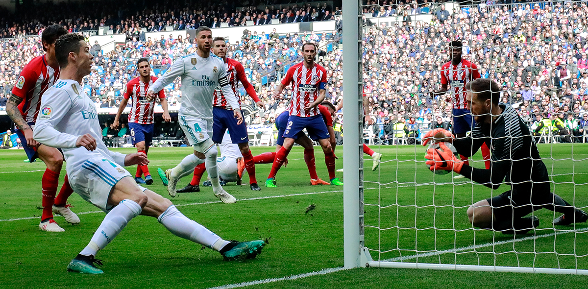 Así le ha ido a Cristiano Ronaldo frente al Atlético de Madrid