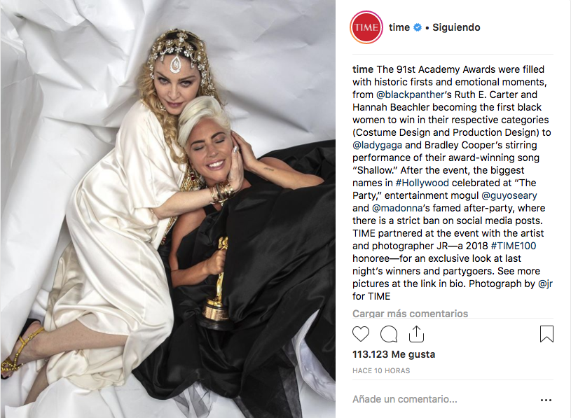 Madonna acusó a Lady Gaga de robarle una fase de hace 30 años - La Tercera