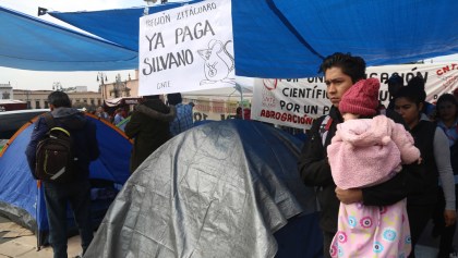 CNTE acuerda levantar plantón en Morelia y regresar a clases el próximo lunes