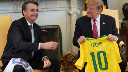 Tal para cual: 'Brasil y EUA nunca han estado más cerca', dice Trump a Bolsonaro