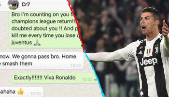 La plática entre Evra y Cristiano 5 días antes de la remontada de la Juventus en Champions League