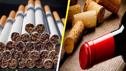 ¿A cuántos cigarrillos equivale tomarse una botella de alcohol?