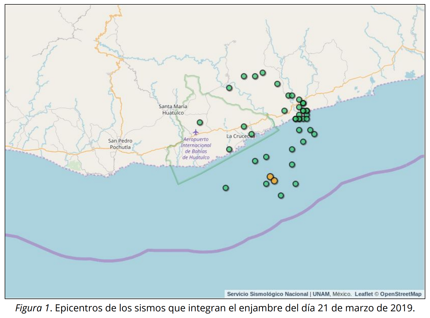 Esta mañana, se registraron 42 sismos muy cerca de Huatulco, en Oaxaca 