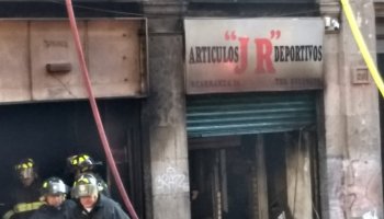 Incendio en Centro Histórico