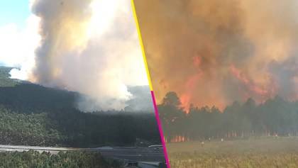 Se reporta fuerte incendio forestal en Las Vigas, Veracruz; al menos 2 mil evacuados