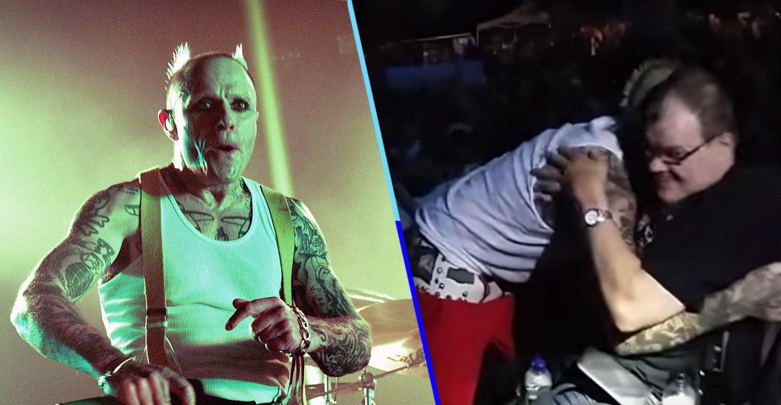 Lagrimita mil: Checa el video en el que Keith Flint abraza a fans con discapacidad