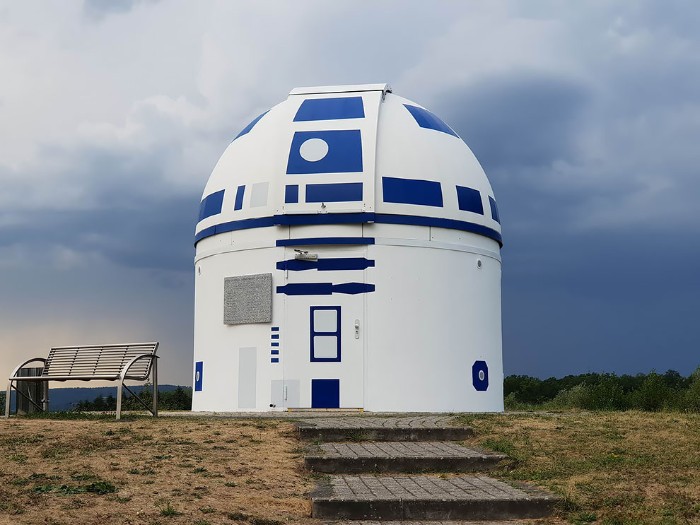 ¡Aww! Un observatorio alemán se convirtió en un R2-D2 gigante 