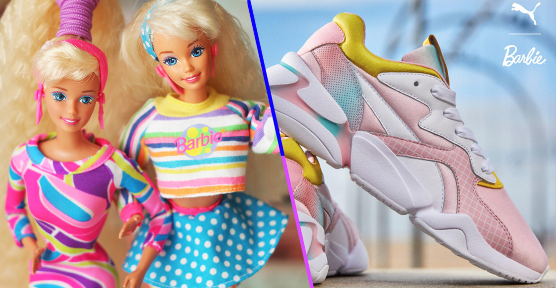 Trampas técnico bebida Puma lanzó un nuevo modelo de tenis inspirado en Barbie!