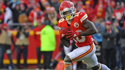 Tyreek Hill de los Kansas City Chiefs