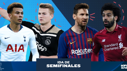 Todos los partidos y goles de la ida de las semifinales de la Champions League