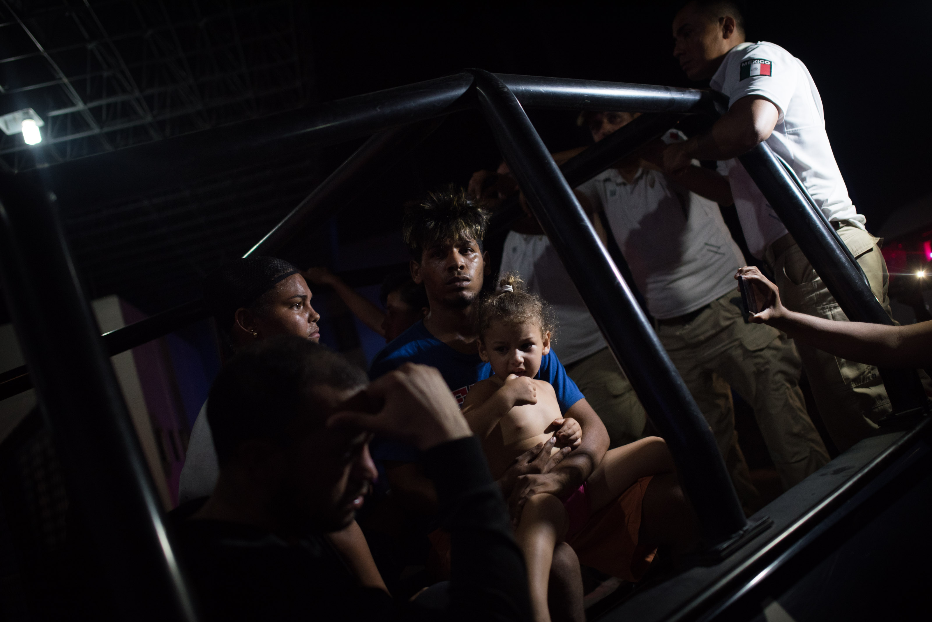 Fuga en estación migratoria del INM, Tapachula, Chiapas